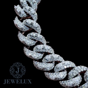 Luxury Moissanite Tennis <b>Bracelet</b> Real Diamond Look 18K Gold Plated <b>Adjustable</b> Chain <b>Bracelet</b> for Daily Wear at Best Price - Product Image 3