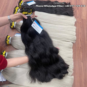 Cabello Ondulado Vietnamita de Primera Calidad al por Mayor, Cabello Humano Virgen Remy Natural Ondulado Suave y Abundante, Exportación Directa de Fábrica, Doble Trama Thanh - Product Image 1