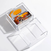 Boîte de protection en acrylique pour booster Pokémon de 8 mm d'épaisseur, boîte en acrylique pour ETB Elite Trainer Box, boîte ETB avec bords arrondis, boîte magnétique