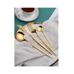 Juego de cubiertos con acabado mate y pulido, diseño moderno, para usar en bodas, hoteles, restaurantes, fiestas en casa. - Product Image 5