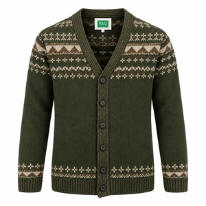 Lightweight 12 GG <b>Men's</b> <b>Cardigans</b> with Needle Detection - Product Image 1