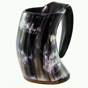 Handmade Natural Horn Mug Viking Horn Mug Drinking Horn Mug & Tending Quality Horn for Celebration Home Hotel & Restaurant - Product Image 4