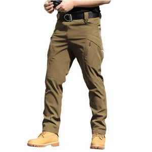 SANGLASPORTS IX7 Classic Tactical <b>Waterproof</b> Canvas Men's Work Safety <b>Trousers</b> Multi-Pockets Casual Cargo Pants Elastic Pants - Product Image 3
