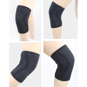 Genouillères de musculation personnalisables avec logo, supports de genou réglables, genouillères de compression unisexe - Product Image 6