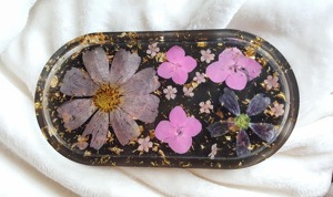 Bandeja de Resina de Alta Calidad, Bandeja de Resina de Alta Definición para Decoración de Hogar de Lujo, Plato para Servir al por Mayor, Caja de Arte Hecha a Mano - Product Image 2