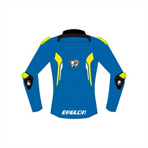 Chaqueta de Cuero Vacuno Personalizada para Hombre, Estilo Racing, Hecha a Medida |   Equipo de Motociclismo Personalizado al por Mayor, Nivel 2 CE - Product Image 2