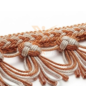 Frange en fil métallique élégante pour vêtements, accessoires personnalisables (couleurs et tailles), haute qualité pour la couture et l'embellissement de costumes - Product Image 5
