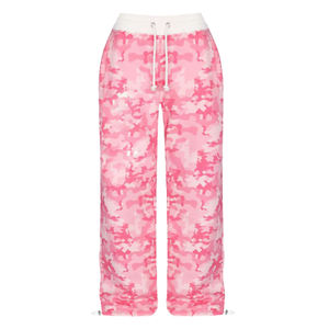 Conjunto Deportivo Vintage con Estampado de Camuflaje para Mujer, Camiseta de Manga Corta y Pantalones Ajustados - Product Image 3