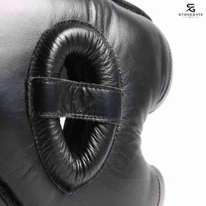 Protège-tête de boxe respirant en cuir léger et réglable avec logo personnalisé pour l'entraînement amateur et professionnel 2026 - Product Image 6