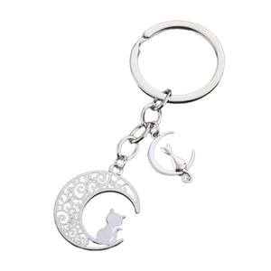 High Quality Custom Embroidered Rhinestone Fashion Metal <b>Key</b> <b>Chain</b> Face Zinc Alloy Promotional Souvenir Custom Color - Product Image 2