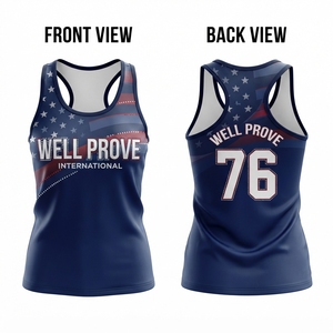 Custom Digital Print <b>Men's</b> <b>Basketball</b> Jersey 400gsm Polyester Mesh Quick Dry Breathable Front Yellow Blue Tank <b>Top</b> Adjustable - Product Image 5