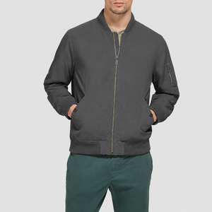 Customized Unisex <b>Bomber</b> <b>Jacket</b> Hooded Zipper Closure Waterproof Quick Dry Breathable <b>Summer</b> Casual Style Regular Fit - Product Image 5