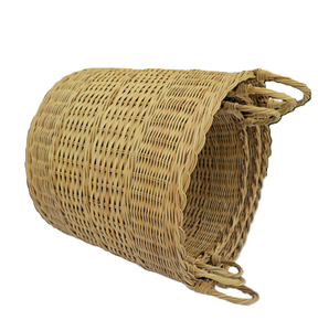 Eco-friendly Round Brown Rattan <b>Woven</b> <b>Basket</b> Versatile for planters waste bins and storage. Ideal for homes restaurants hotels - Product Image 5