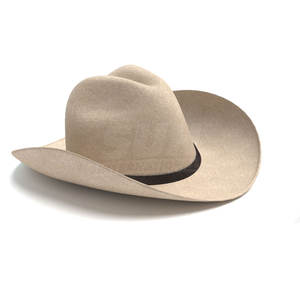 Chapeaux de cowboy en cuir de haute qualité pour adultes, design de logo personnalisé, ajustables, quatre saisons, vente en gros en ligne - Product Image 2