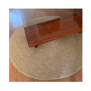 Tapis de sol en jonc de mer tissé à la main, tapis décoratif en fibres naturelles pour salon, chambre, cuisine, décoration intérieure, fournisseur Vietnamien - Product Image 3