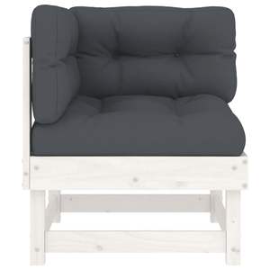 Divano Angolare da Esterno Bianco e Antracite - Product Image 5