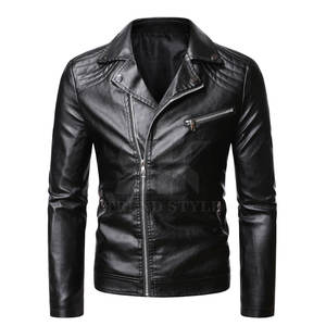 Dernier style, vente en gros, veste en cuir pour homme coupe-vent, veste d'hiver imperméable pour homme, best-seller, en vente en ligne - Product Image 1