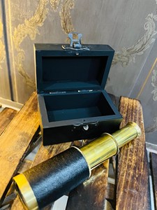 Telescopios de latón de alta calidad con caja de madera de estilo antiguo, telescopios artesanales en venta por exportadores. - Product Image 5