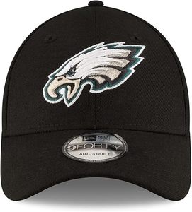 Casquette en velours réglable noire New Era Philadelphia, brodée à la machine, en polyester durable, vêtements d'équipe sportive - Product Image 2
