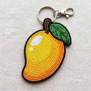 Colorful Seed Beads Beaded <b>Keychain</b> Embroidery Bag Decoration Stylish Seed Beads Embroidery <b>Keychain</b> Handmade <b>Custom</b> Charm - Product Image 6
