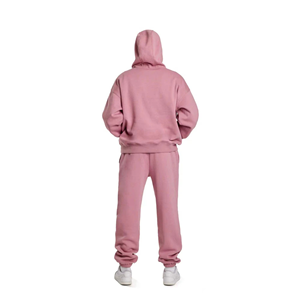 Ensemble de survêtement sportif deux pièces en polaire polyester épais de qualité supérieure pour homme, collection hiver 2026 - Product Image 4