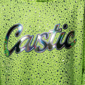 Rhinestone <b>Studded</b> Hoodie <b>Men</b> Heavyweight 480gsm Oversized Custom Logo Acid Wash French Terry Streetwear ODM - Product Image 2