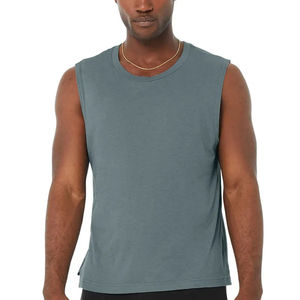 Débardeur de sport pour homme avec tissu anti-humidité, débardeur pour homme pour la plage et les vacances, débardeur en coton doux pour homme - Product Image 1