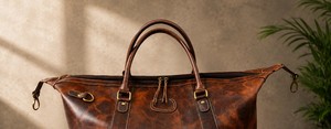 Nueva Bolsa de Viaje de Cuero Genuino de Alta Calidad, Estilo Vintage, Ligera, Unisex, Disponible en Stock - Product Image 3