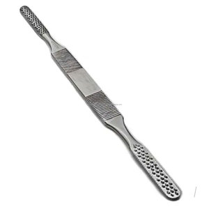 Raspador Maltz de 8 1/4 Pulgadas, Mejorado, de Doble Extremo, Corte Hacia Adelante y Hacia Atrás, Quirúrgico, para Huesos, Manual, Kit Certificado ISO13485 - Product Image 1