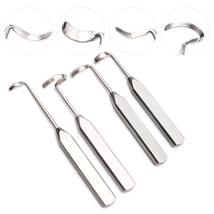 Raspador periostal Doyen premium de 17 cm, curvo, derecho/izquierdo, de acero inoxidable, elevador de costilla costal, herramientas quirúrgicas ortopédicas CE - Product Image 1