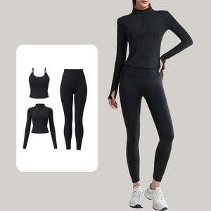 Solid Color Gym Fitness <b>Jacket</b> Yoga With Pockets Morning <b>Workout</b> White Yoga <b>Jacket</b> Quick-Dry Slim Yoga <b>Jacket</b> - Product Image 6