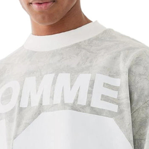 Custom DTG Printed Retro Double Layer Polyester/Cotton Knitted Oversized Neck Long Sleeve Winter Men's <b>Y2K</b> T-<b>Shirt</b> - Product Image 5