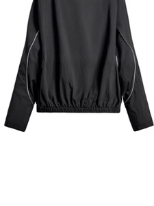 Ensemble survêtement coupe-vent 100% nylon pour homme, pantalon et veste à col, avec bandes réfléchissantes et empiècements, idéal pour le travail - Product Image 4