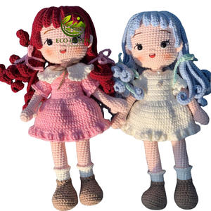 Muñeco de Ganchillo de Lujo, Amigurumi, Juguete de Peluche, Estilo Pastel, Figura Coleccionable de Peluche para Decoración de Habitaciones y Dormitorios, Venta al por Mayor - Product Image 5