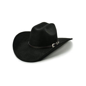 Wide Brim Fedora <b>Hat</b> with Feather and Velvet <b>Band</b> Nonwoven Felt Material - Product Image 2