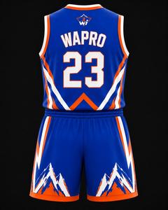 Ensembles d'uniformes de basket-ball confortables, légers et respirants pour adultes, taille plus, tissu doux, nom d'équipe personnalisé, uniforme de basket-ball - Product Image 4