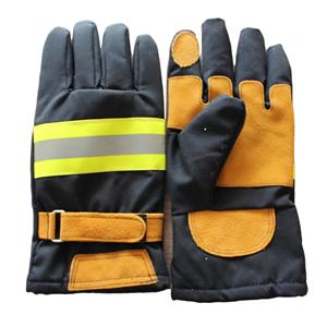 Factory Direct High Quality Cowhide Leather Fireman Firefighting <b>Gloves</b> Safety Fire <b>Gloves</b> - Product Image 1