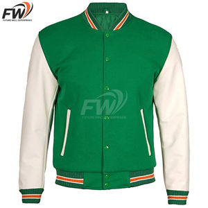 Veste Varsity pour homme - Coupe-vent respirant 100 % polyester durable avec col montant et options de logo sur le devant - Prix - Product Image 2