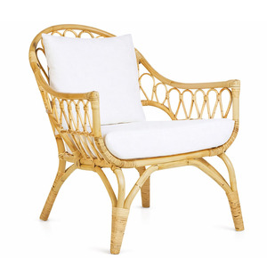 Sillón decorativo para oficina en casa, silla individual de ratán para escritorio, sofás de caña ecológicos a precio económico. - Product Image 1