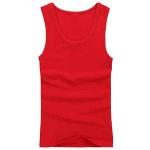 เสื้อกล้ามออกกำลังกาย Jazo Industries สวมใส่สบาย แห้งเร็ว ระบายอากาศได้ดี ผ้าฝ้าย 100% เนื้อนุ่ม 220 กรัม เสื้อกล้ามผู้ชายสำหรับฤดูร้อน ไม่มีแขน สั่งซื้อขั้นต่ำน้อย - Product Image 4