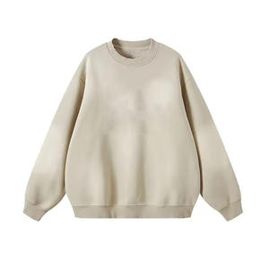 เสื้อสเวตเชิ้ตคอกลมโอเวอร์ไซส์ สีพื้น แขนยาว ถักทอแบบสวมใส่สบาย สำหรับผู้ชาย ฤดูใบไม้ร่วง สไตล์ลำลอง - Product Image 5