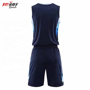 Uniformes de Baloncesto Unisex de Alta Calidad, Diseño de Impresión Digital Personalizado, Transpirables, de Secado Rápido, 100% Poliéster, Conjuntos Deportivos Universitarios - Product Image 3