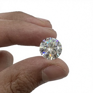 Diamant rond de haute qualité 2mm/4mm/6mm/8mm/10mm/12mm/14mm/16mm/18mm/20mm/Pierre précieuse en vrac Couleur D Pureté VVS - Product Image 1