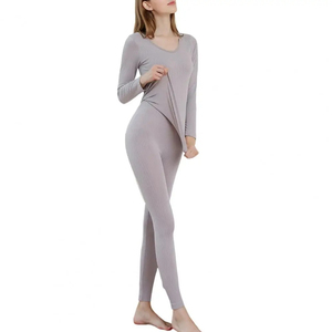 Vente en gros de sous-vêtements d'hiver pour femmes, ensembles deux pièces de haute qualité, caleçons longs pour femmes, sous-vêtements thermiques - Product Image 5