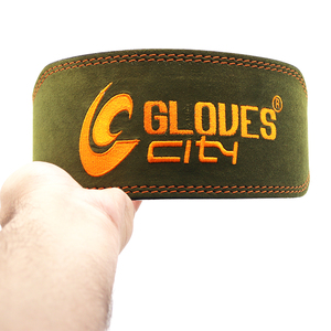 Cinturón de Levantamiento de Pesas Profesional Personalizable con Cuero Vacuno, Soporte Ajustable, Características de Seguridad para Gimnasio - GLOVES City - Product Image 2