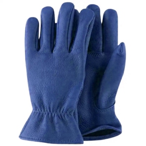 Economic Heavy-Duty Buffalo Grain Leather Reflective Safety <b>Gloves</b> Comfortable Industrial Hand Protection with <b>Driver's</b> Logo - Product Image 4