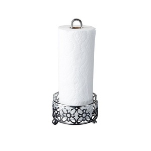 Diseño maravilloso Metal Color plata servilleta de papel soporte para accesorios de cocina soporte de rollo de tejido más vendido - Product Image 1