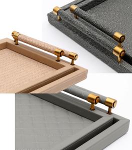 Bandeja de Servicio de Madera OEM ODM de Fábrica, Tabla de Madera Maciza para Té, Café y Desayuno - Product Image 4