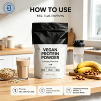 Poudre de protéines de lactosérum purement végétalienne, complément nutritionnel pour la musculation et le sport, protéines de lactosérum en poudre brute