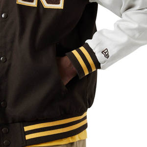 Chaquetas Varsity Personalizadas para Hombre 2026, al por Mayor, con Revestimiento, Diseño Nuevo, MOQ Bajo, Transpirables, con Logotipo Bordado en la Parte Delantera - Product Image 3